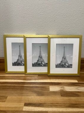 Gold Photo Frame Set of 3